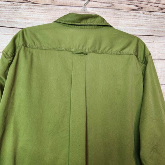 The Territory Ahead Men's Heavy Outdoor Button Shirt Size XLT Green Long Sleeve - Picture 12 of 14
